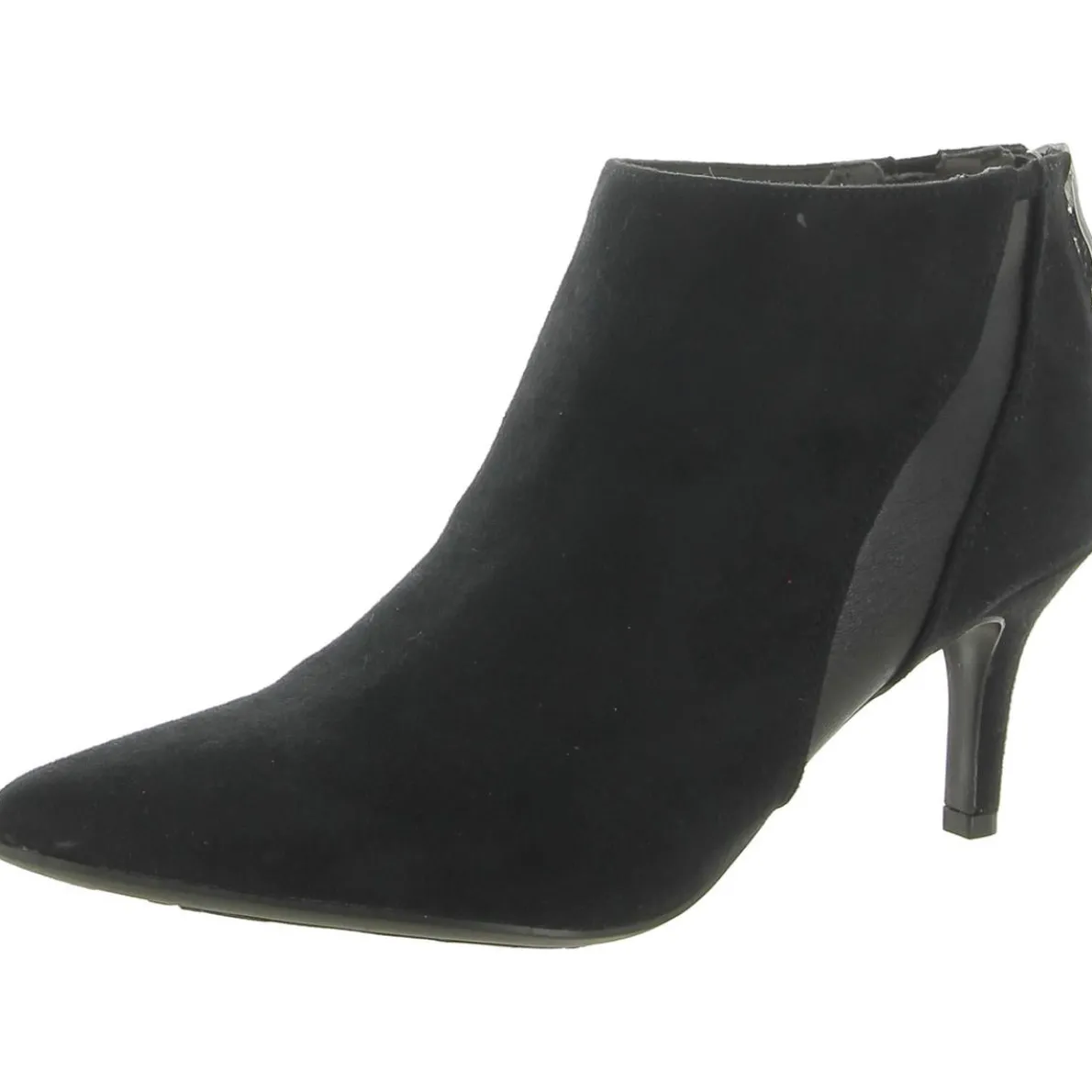 Sparrow Faux Suede Pointed Toe Ankle Boots