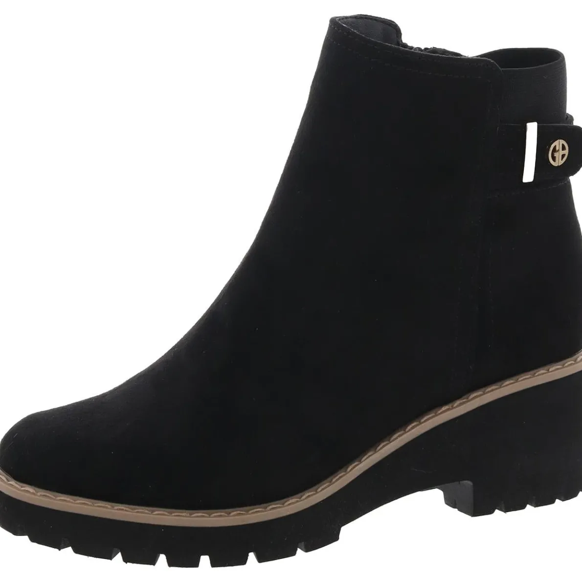Vedaa Zip Up Lug Sole Ankle Boots