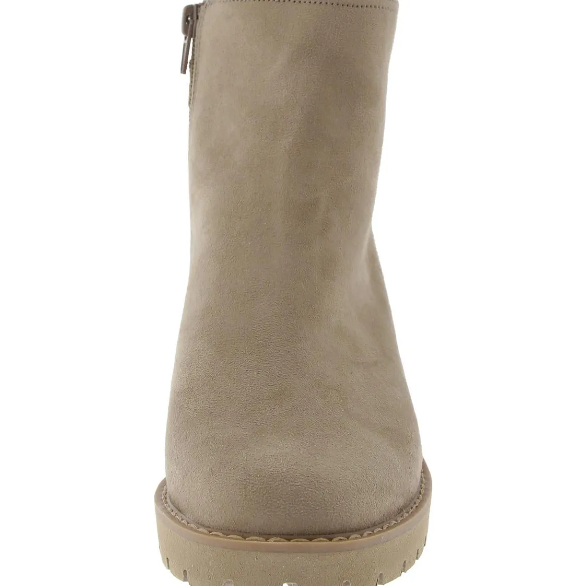 Vedaa Zip Up Lug Sole Ankle Boots