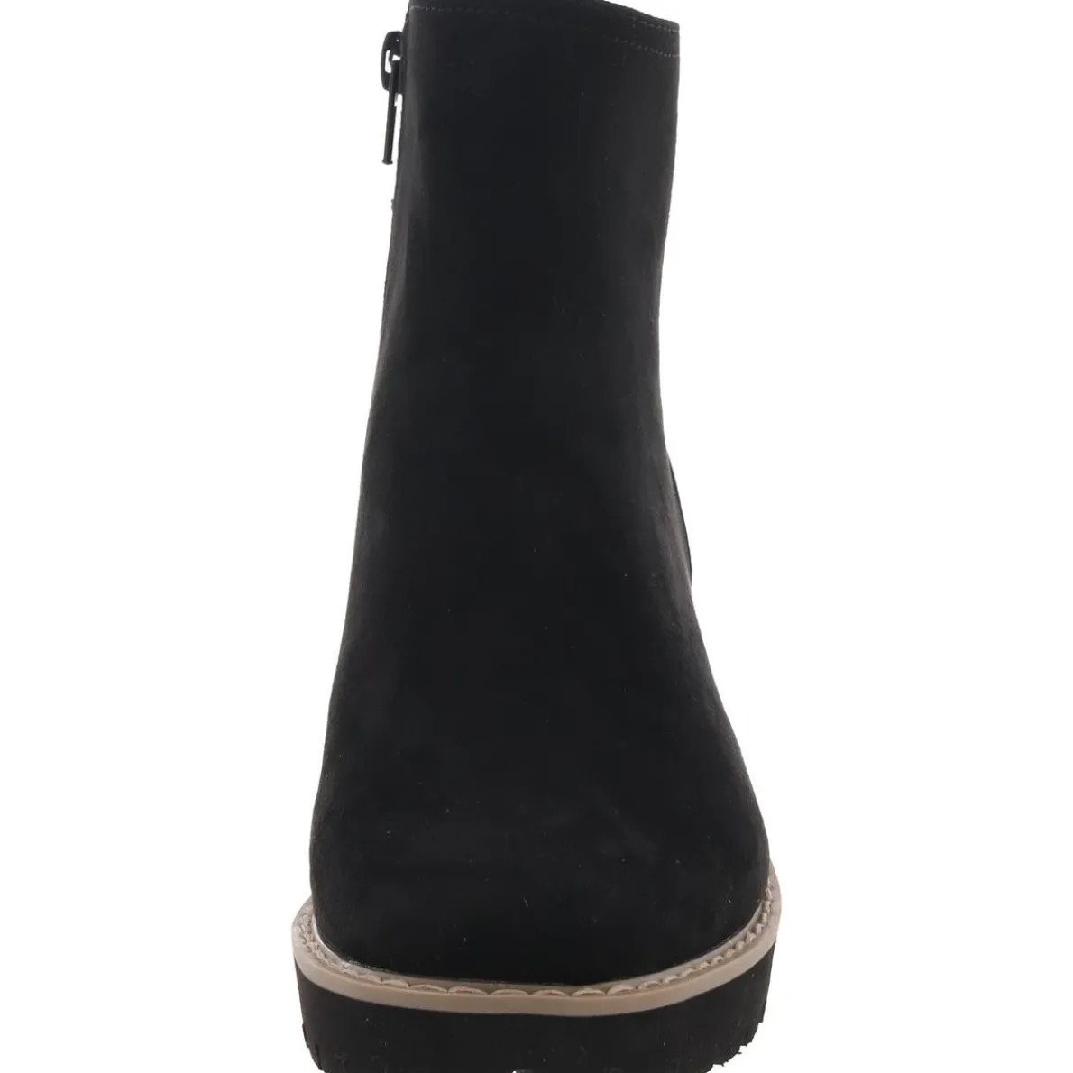 Vedaa Zip Up Lug Sole Ankle Boots