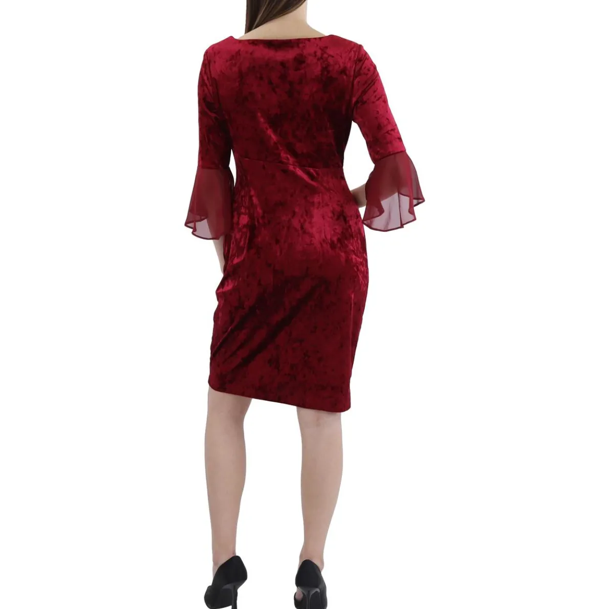 Velvet Midi Cocktail and Party Dress