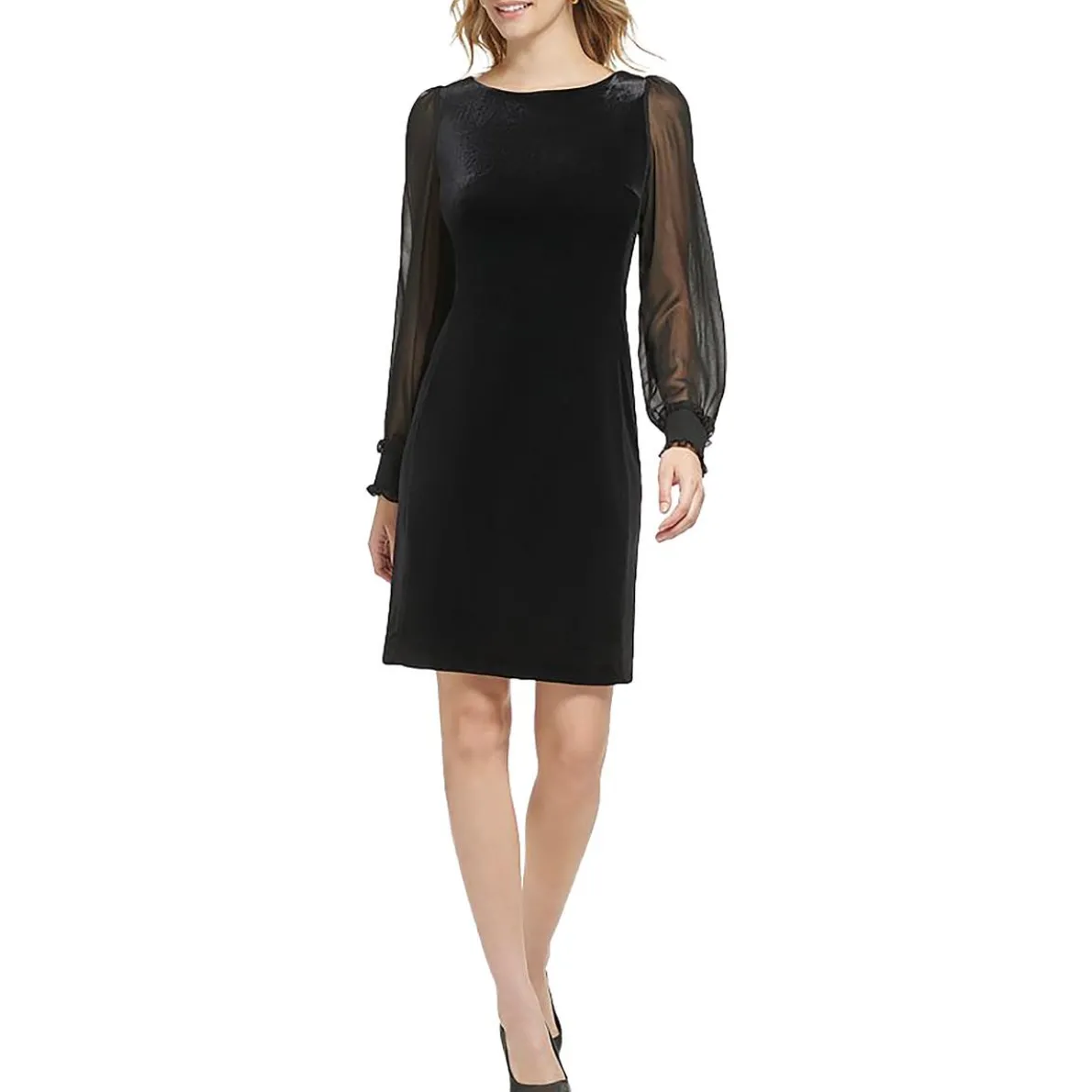 Velvet Mini Cocktail And Party Dress
