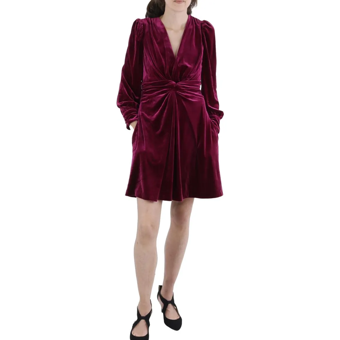 Velvet Special Occasion Mini Dress