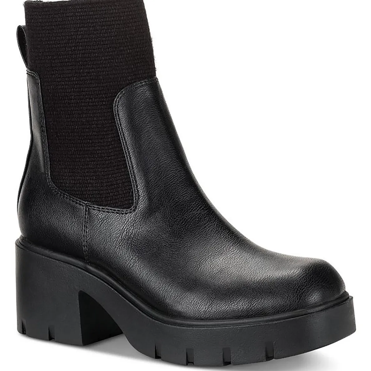 Verityy Faux Leather Ankle Boots
