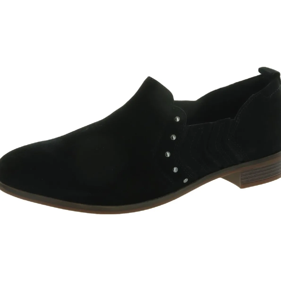 Trish Bell Suede Studded Slip On Shooties