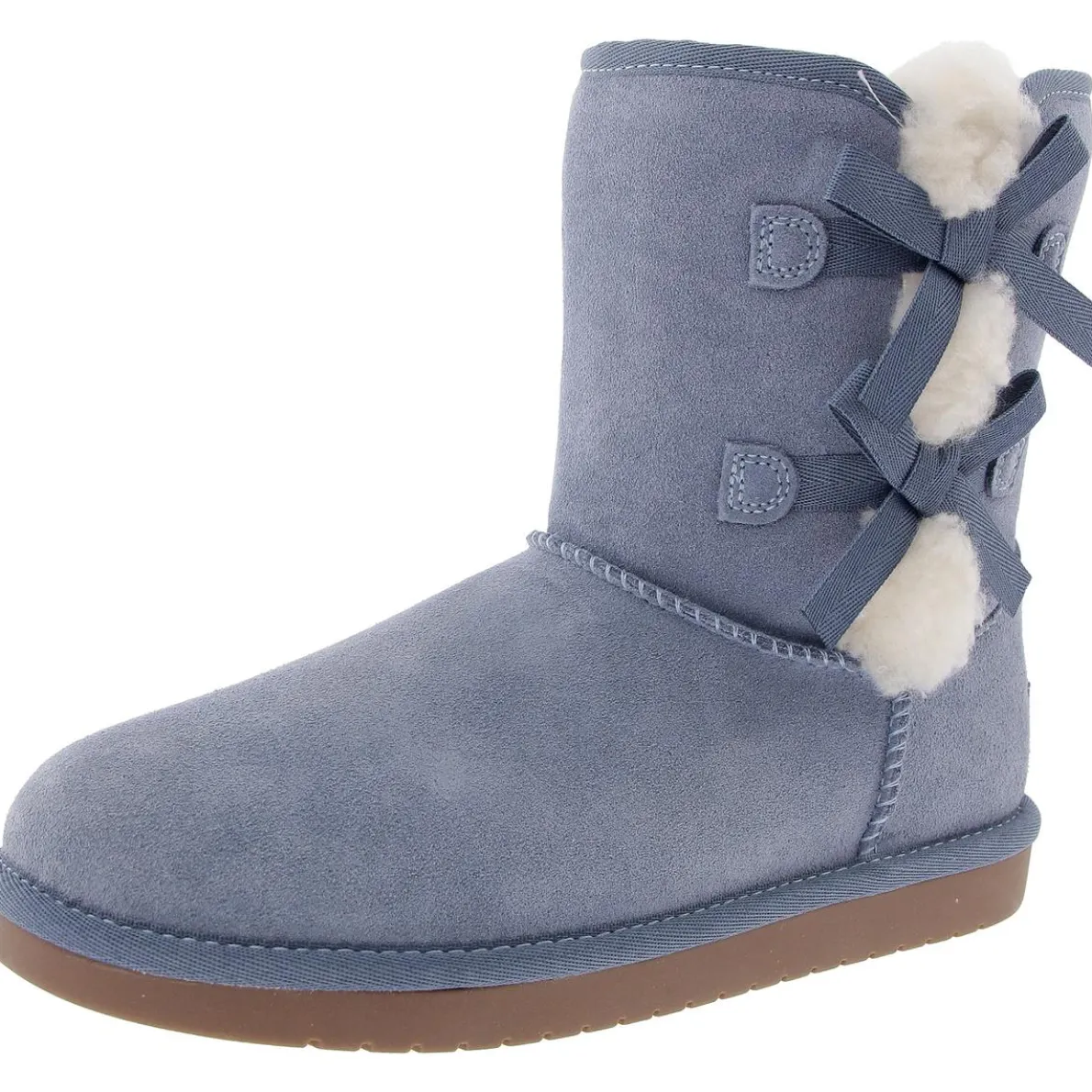 Victoria Short Faux Fur Lined Suede Winter & Snow Boots