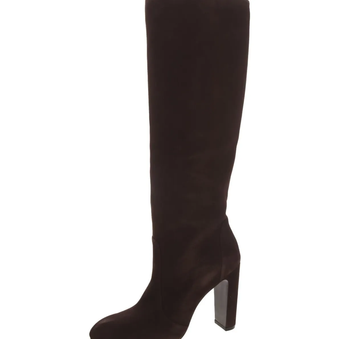 Vida 100 Knee-High Boot Suede Block Heel Knee-High Boots