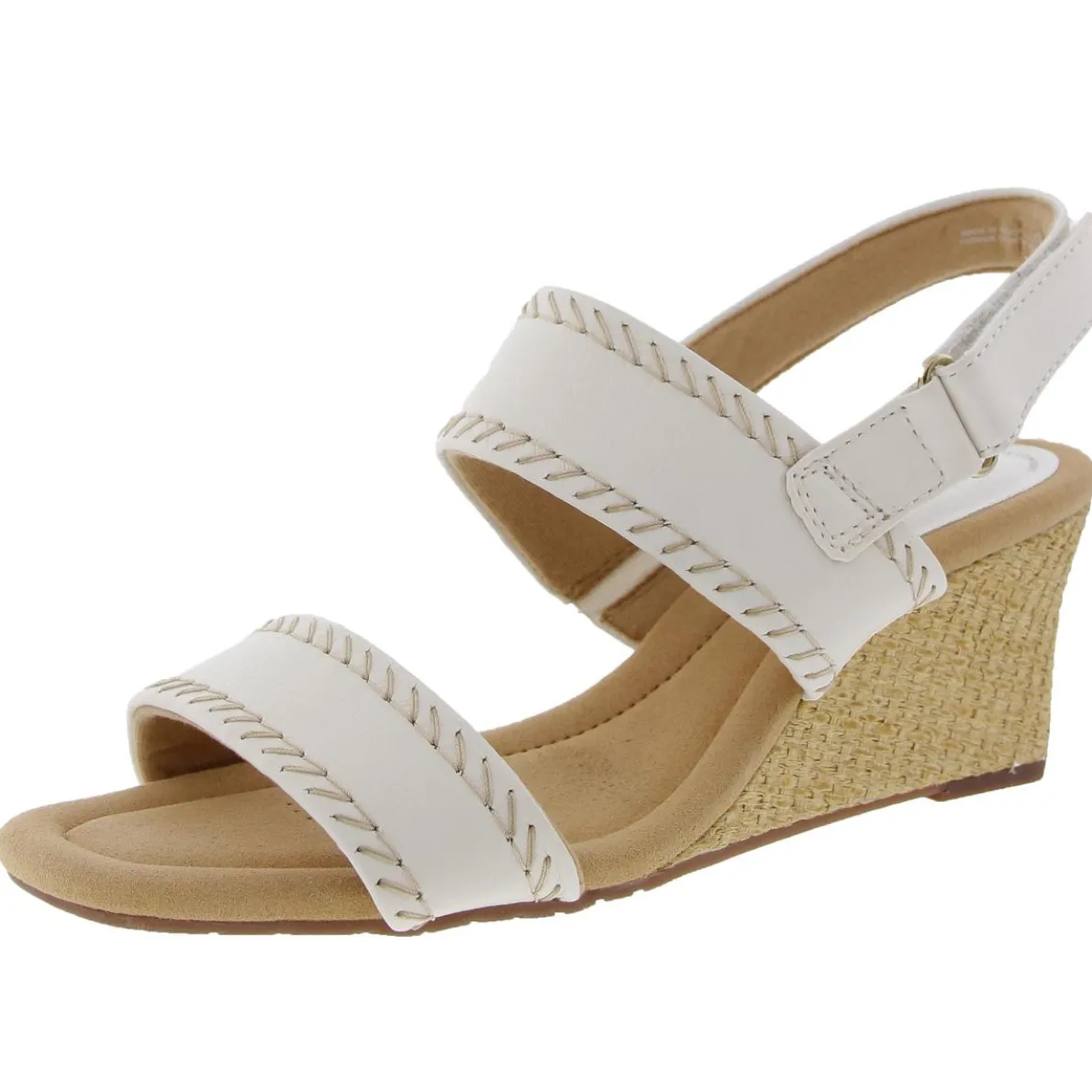 KYARRA ROSE Comfort Insole Leather Wedge Sandals