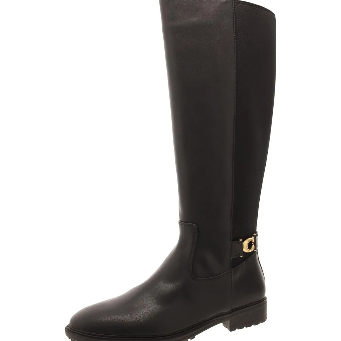 Faith Faux Leather Tall Knee-High Boots