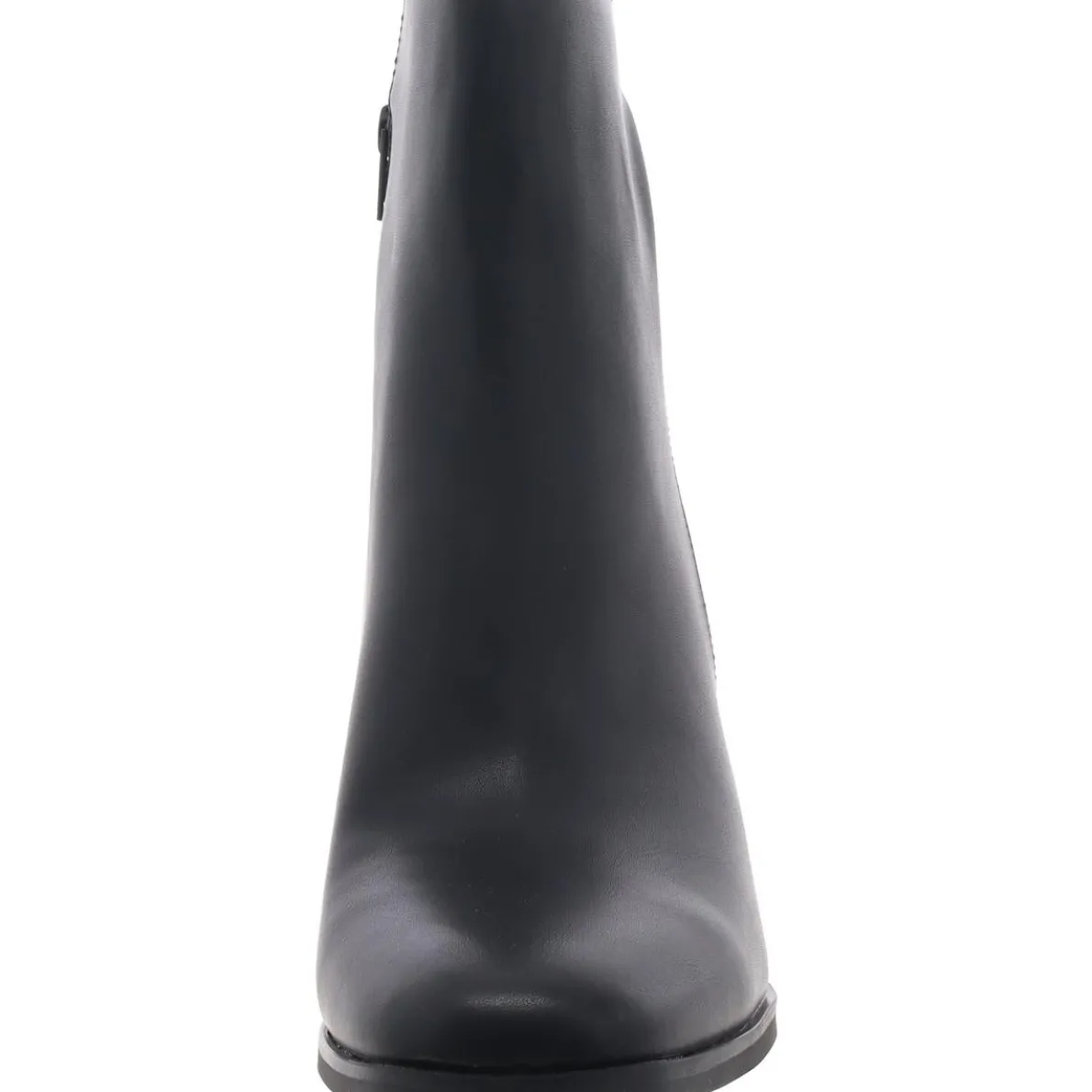 Vogued Faux Leather Ankle Booties