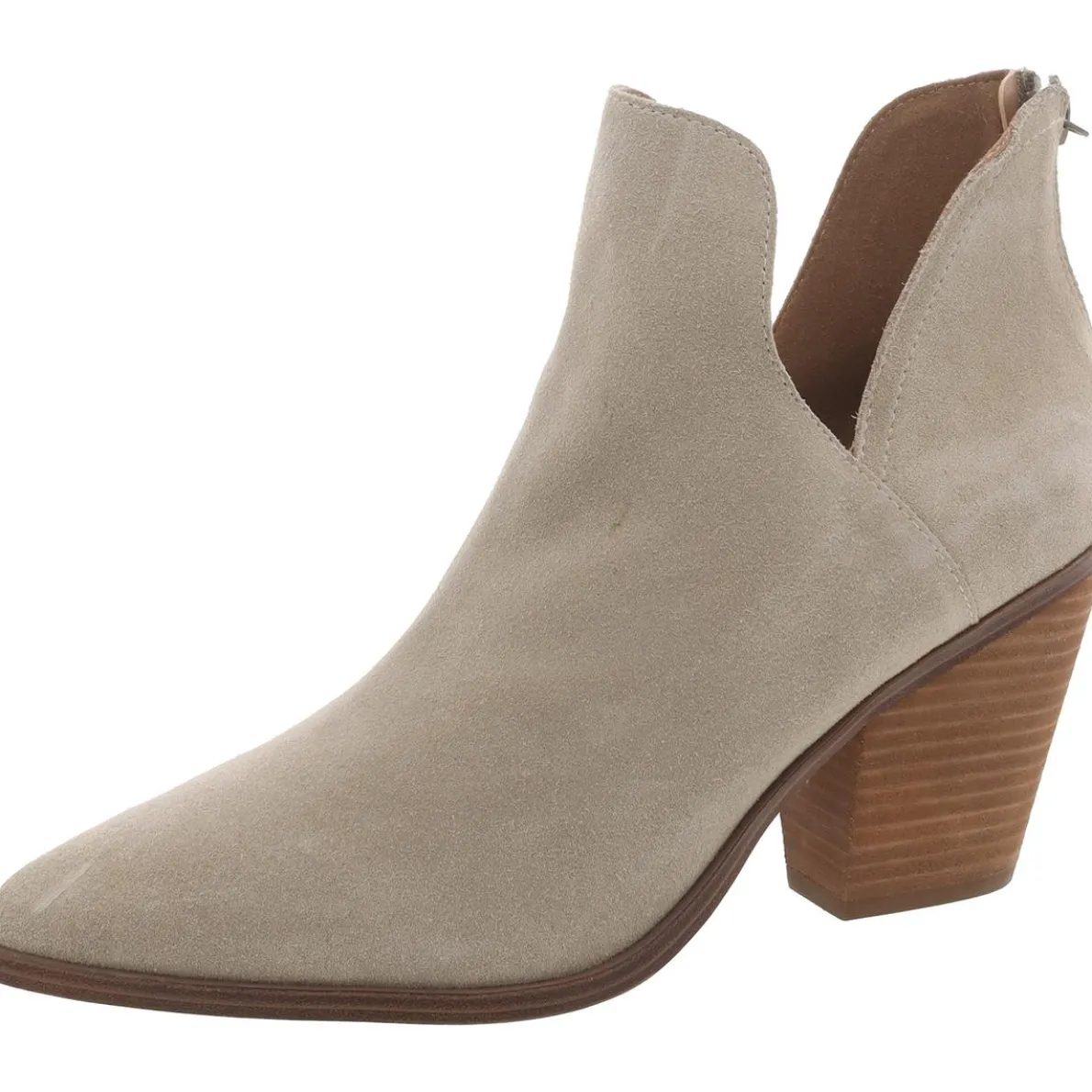 Suede Pointy Toe Booties