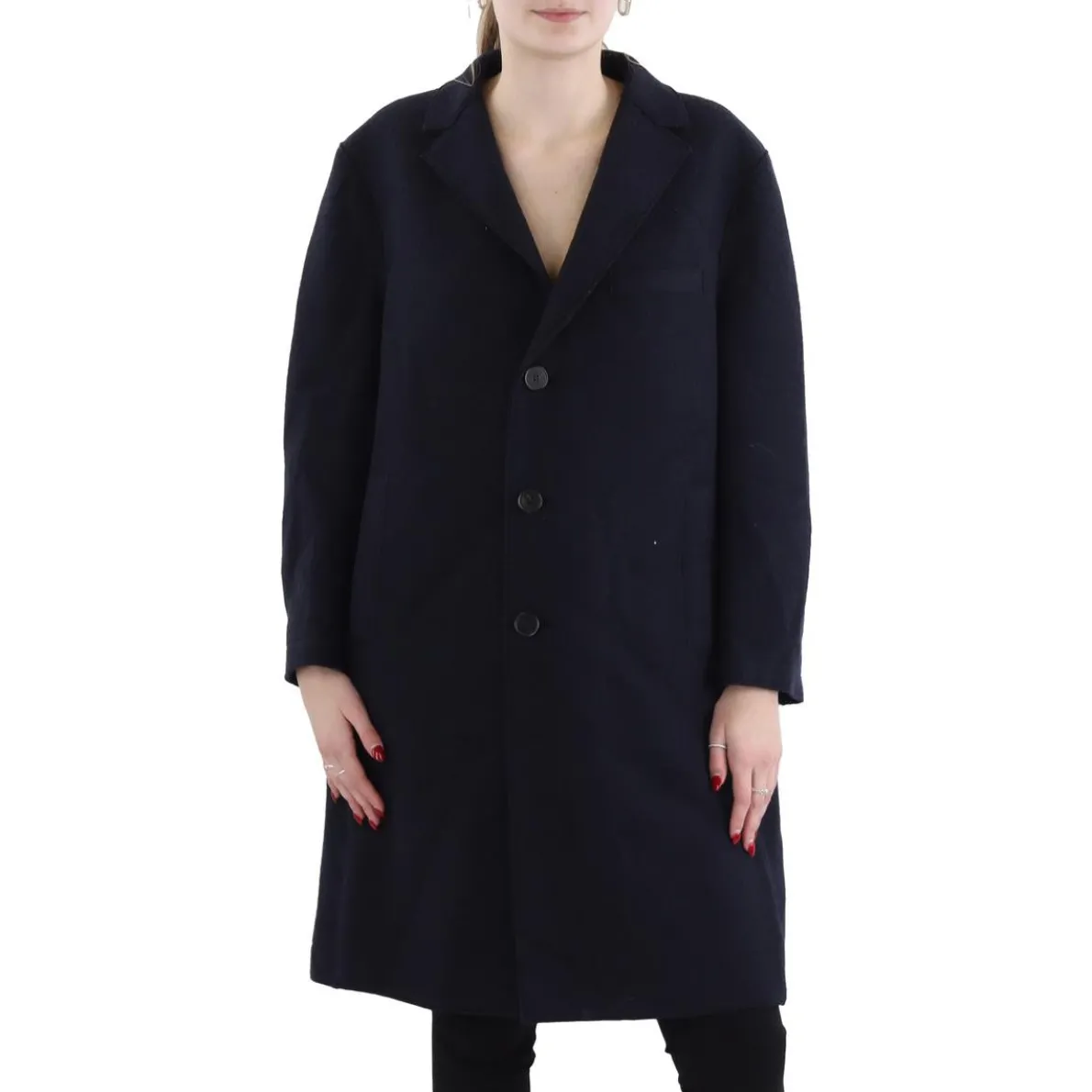 Oversized Long Wool Coat
