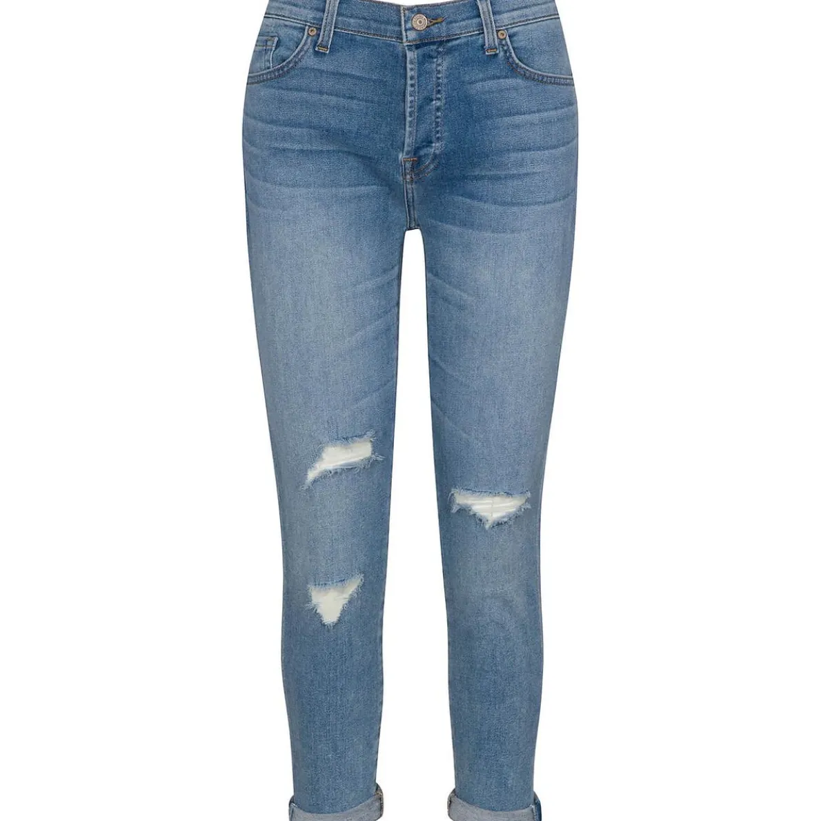 Josefina Distressed Denim Boyfriend Jeans