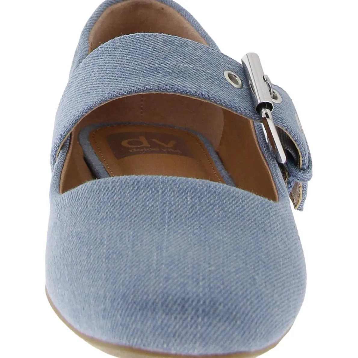 Mellie Buckle Round Toe Flat Shoes