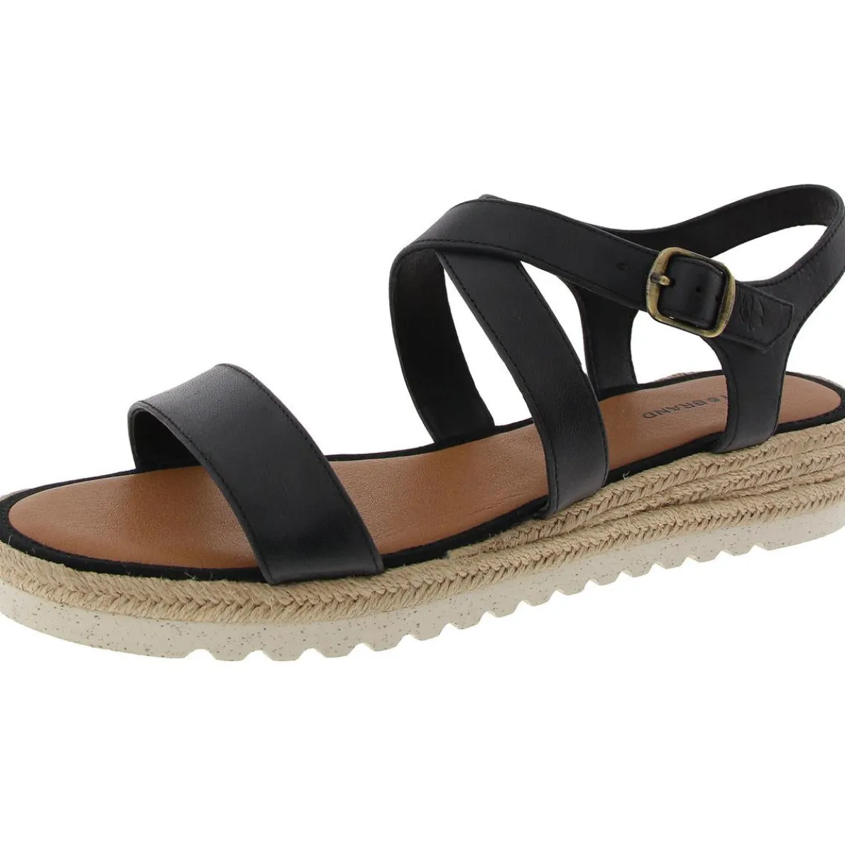 Trianna Adjustable Leather Wedge Sandals
