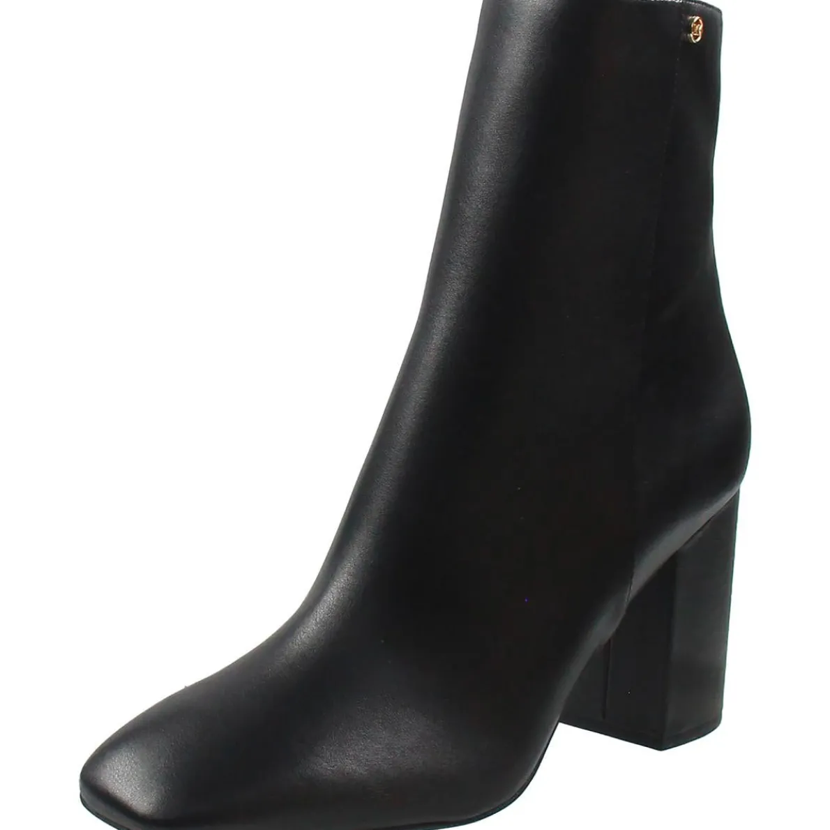 Zipper Faux Leather Mid-Calf Boots