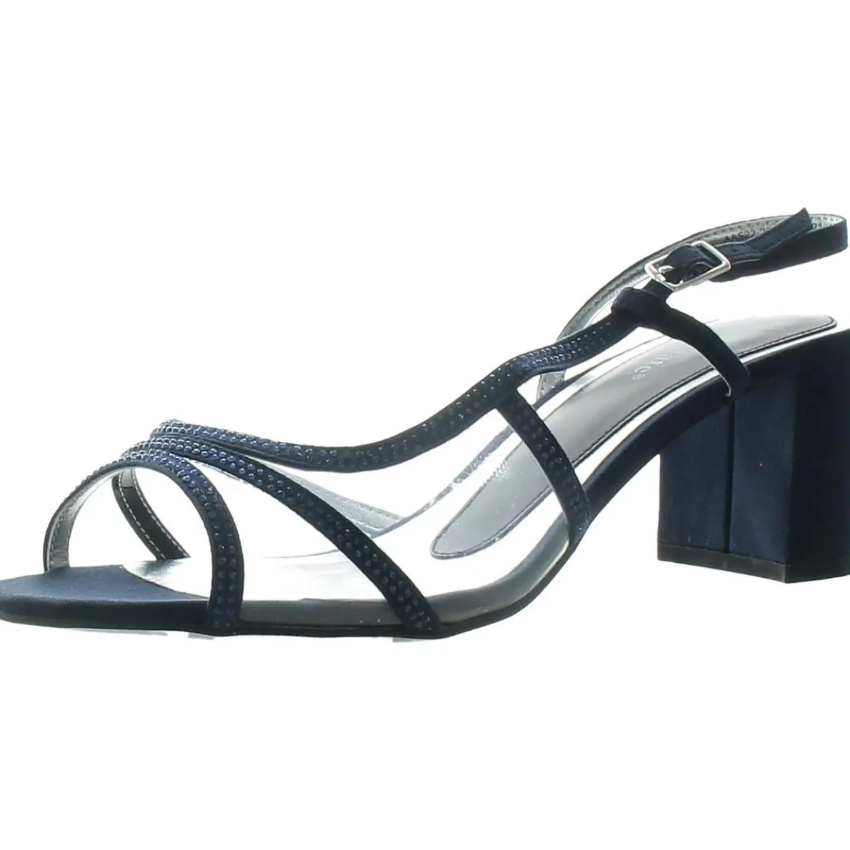 Wed Block Heel Open Toe Pumps