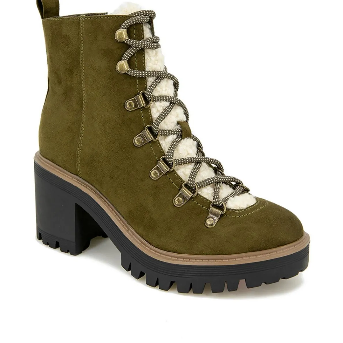 Flynn Lace-up Side Zip Ankle Boots