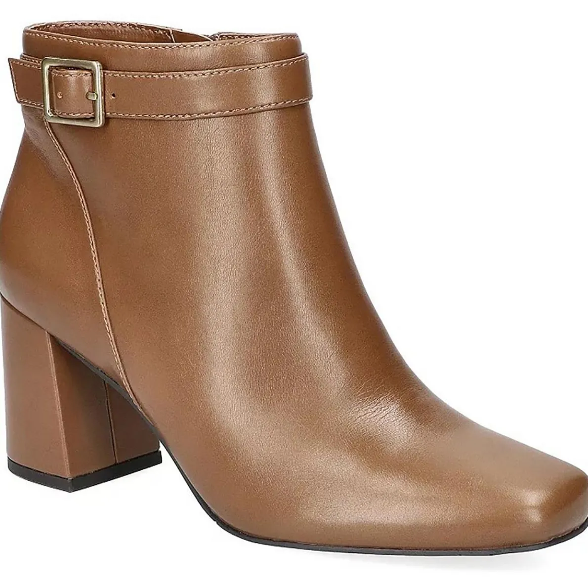 Winnipeg Zipper Faux Leather Booties