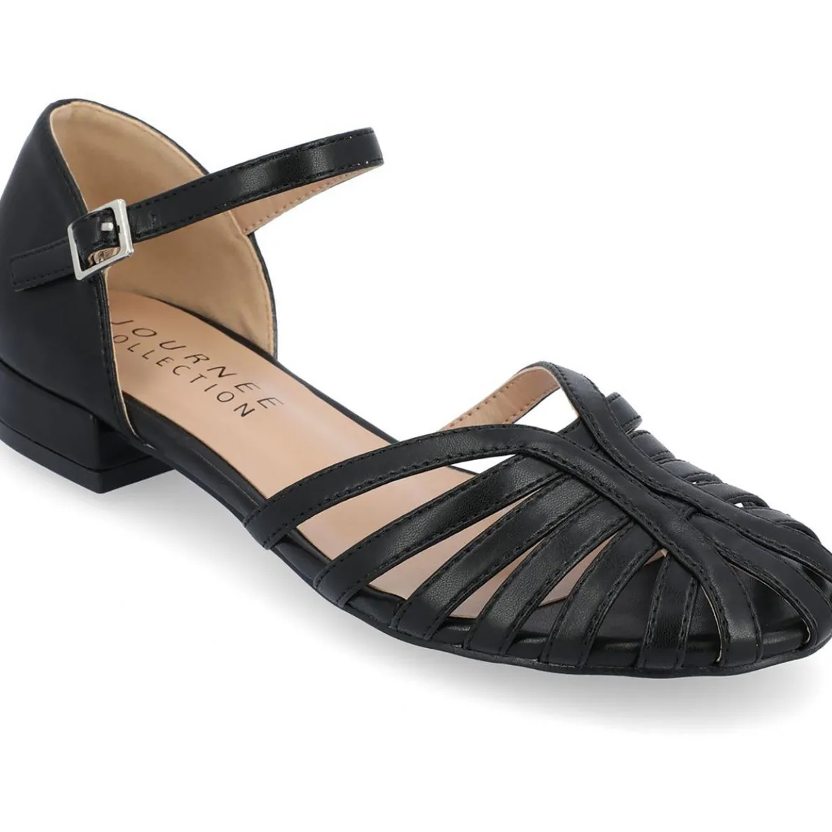 Joannah Faux Leather Ankle Mary Janes