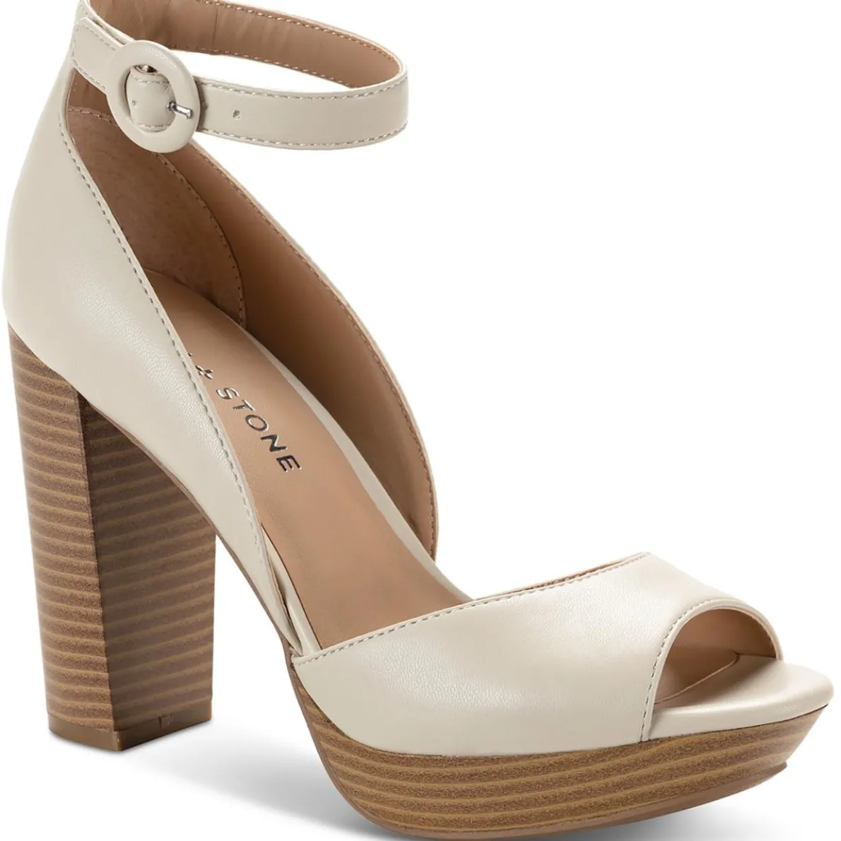 Reeta Faux Leather Platform Sandals