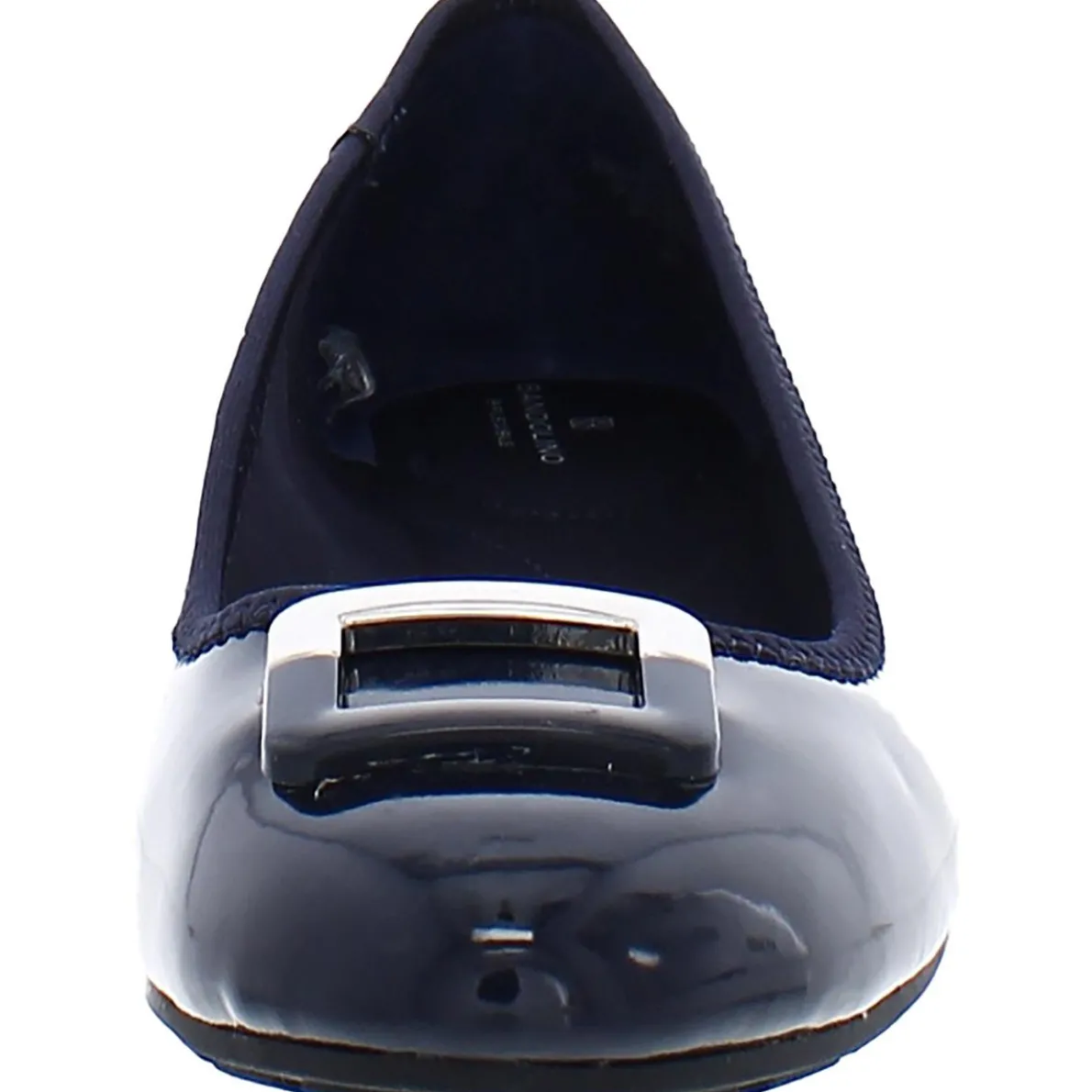 Tad 3 Patent Round Toe Wedge Heels