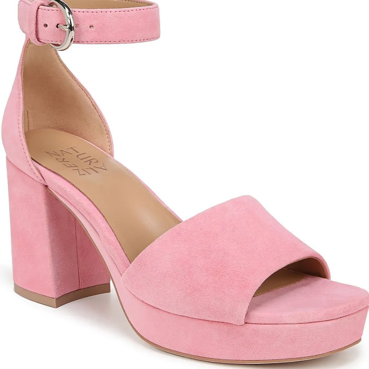 Pearlyn Buckle Ankle Strap Heels