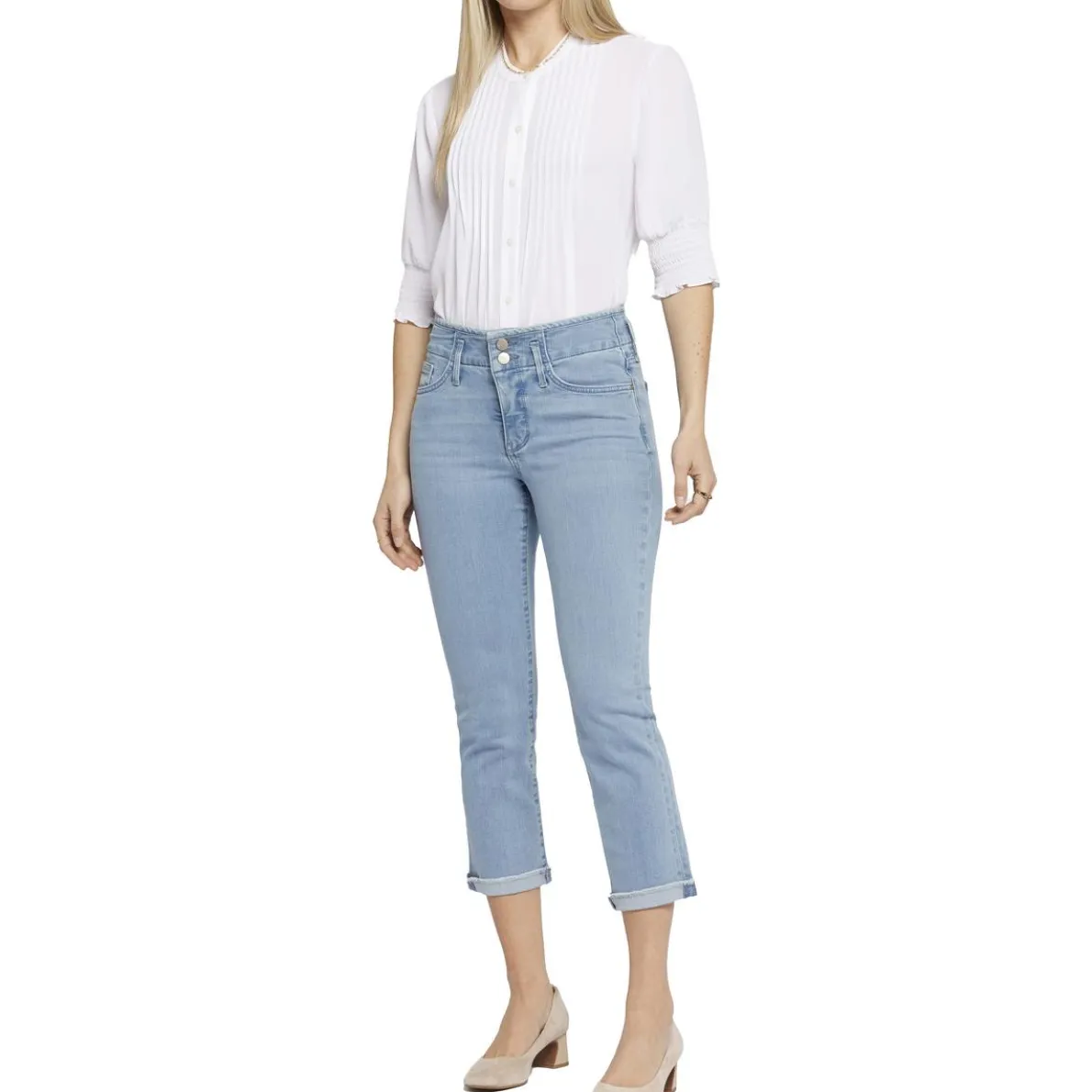 Chloe Crop Denim Capri Jeans