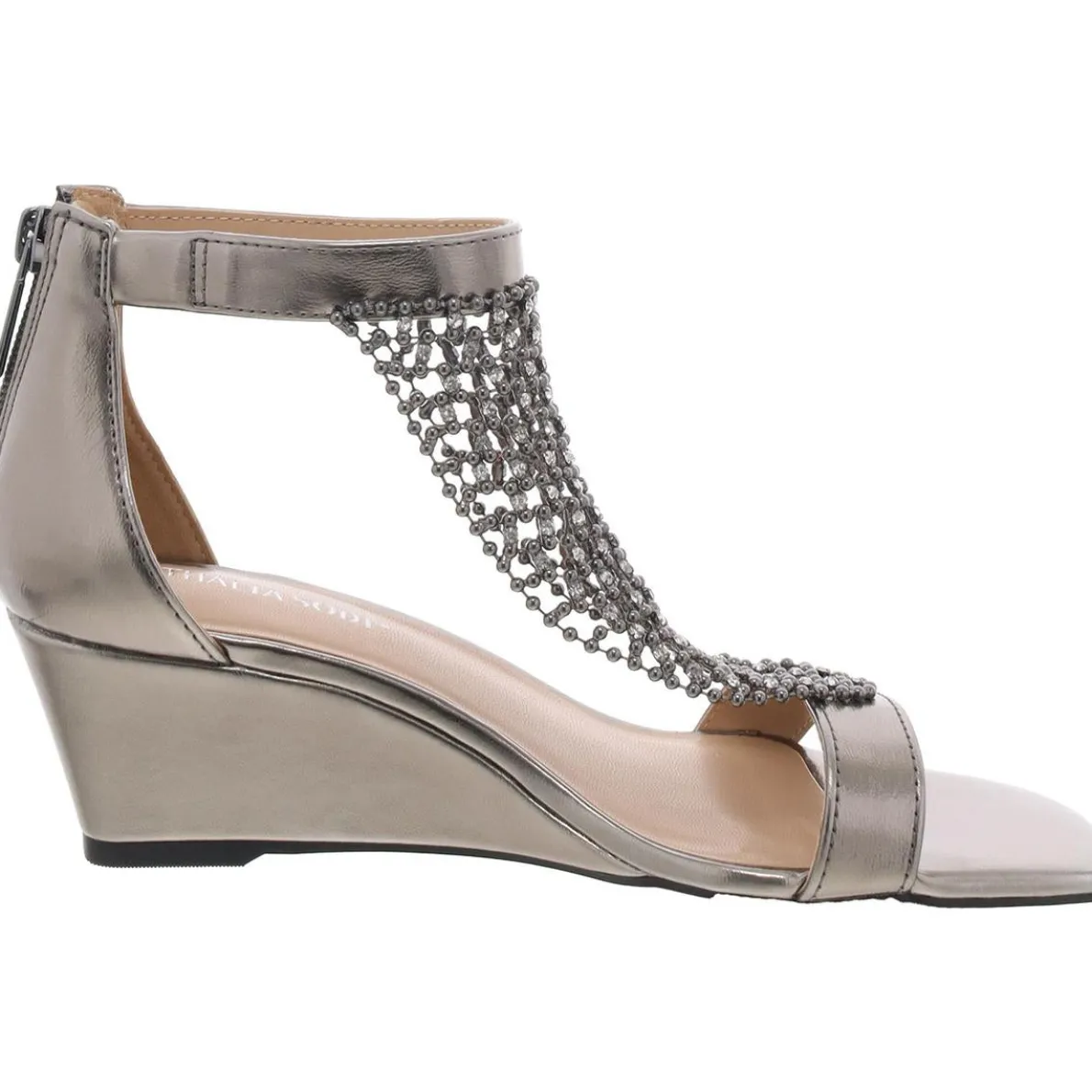 Sheila Leather Cork Wedge Sandals