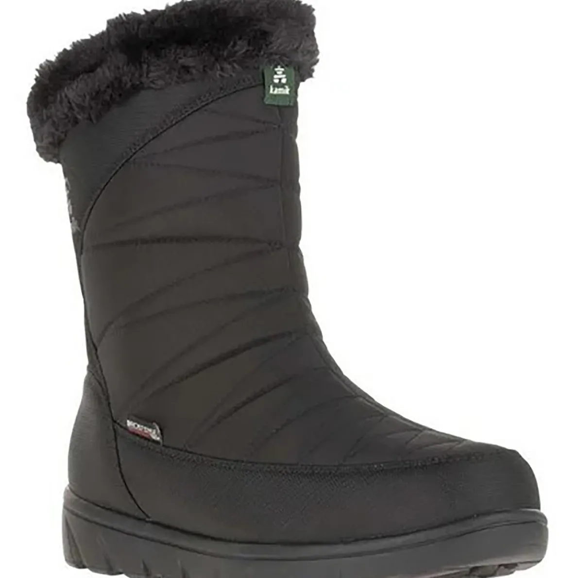 Hannahzip Faux Fur Lined Quilted Winter & Snow Boots