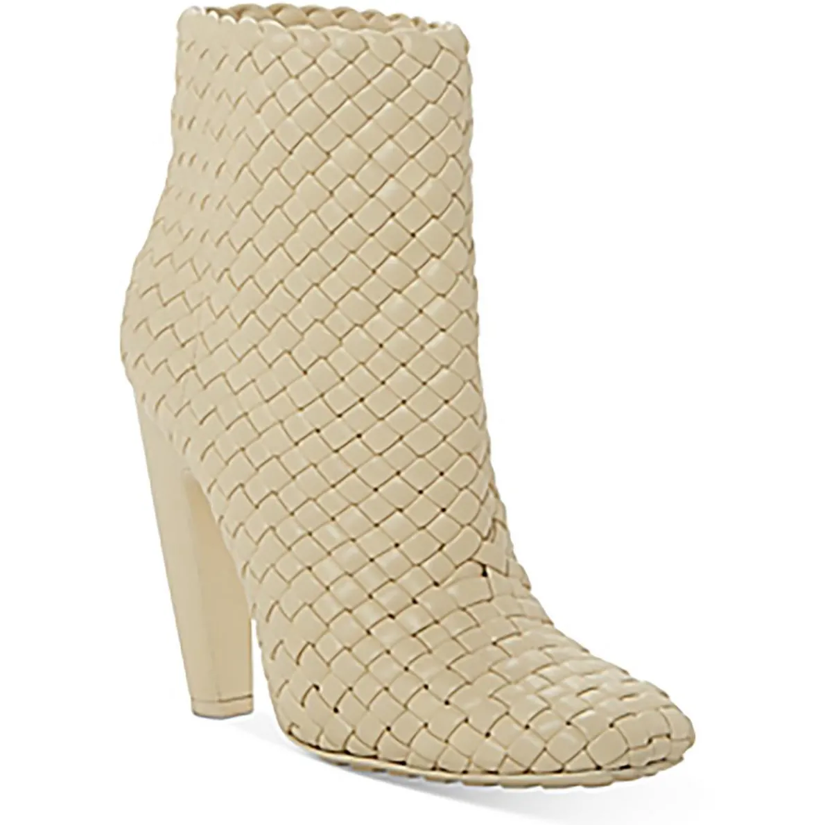 Canalazzo Booties Braided Lambskin Leather Booties