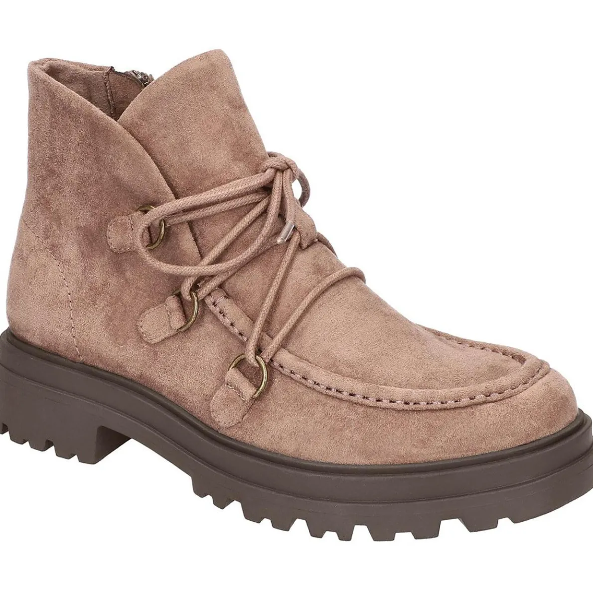 XANDY Comfort Insole Faux Leather Ankle Boots
