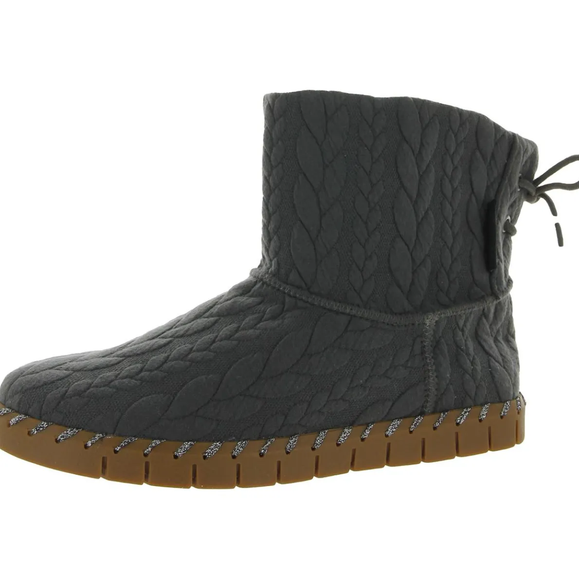 Plaid Cuffed Winter & Snow Boots