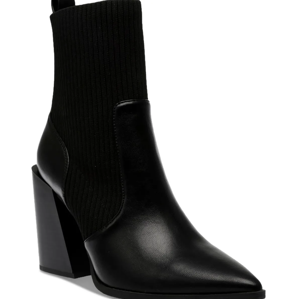 Trinityy Faux Leather Ankle Booties