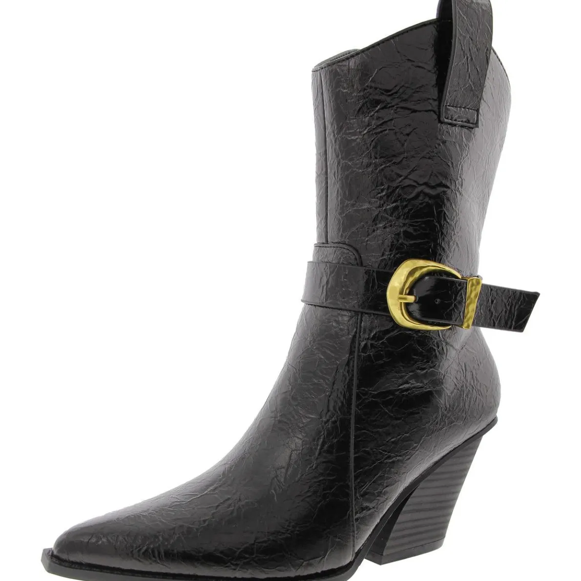 WESLEY Buckle Mid-Calf Boots