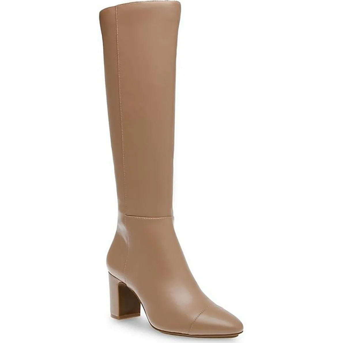 SPENCER Faux Leather Sleek Knee-High Boots