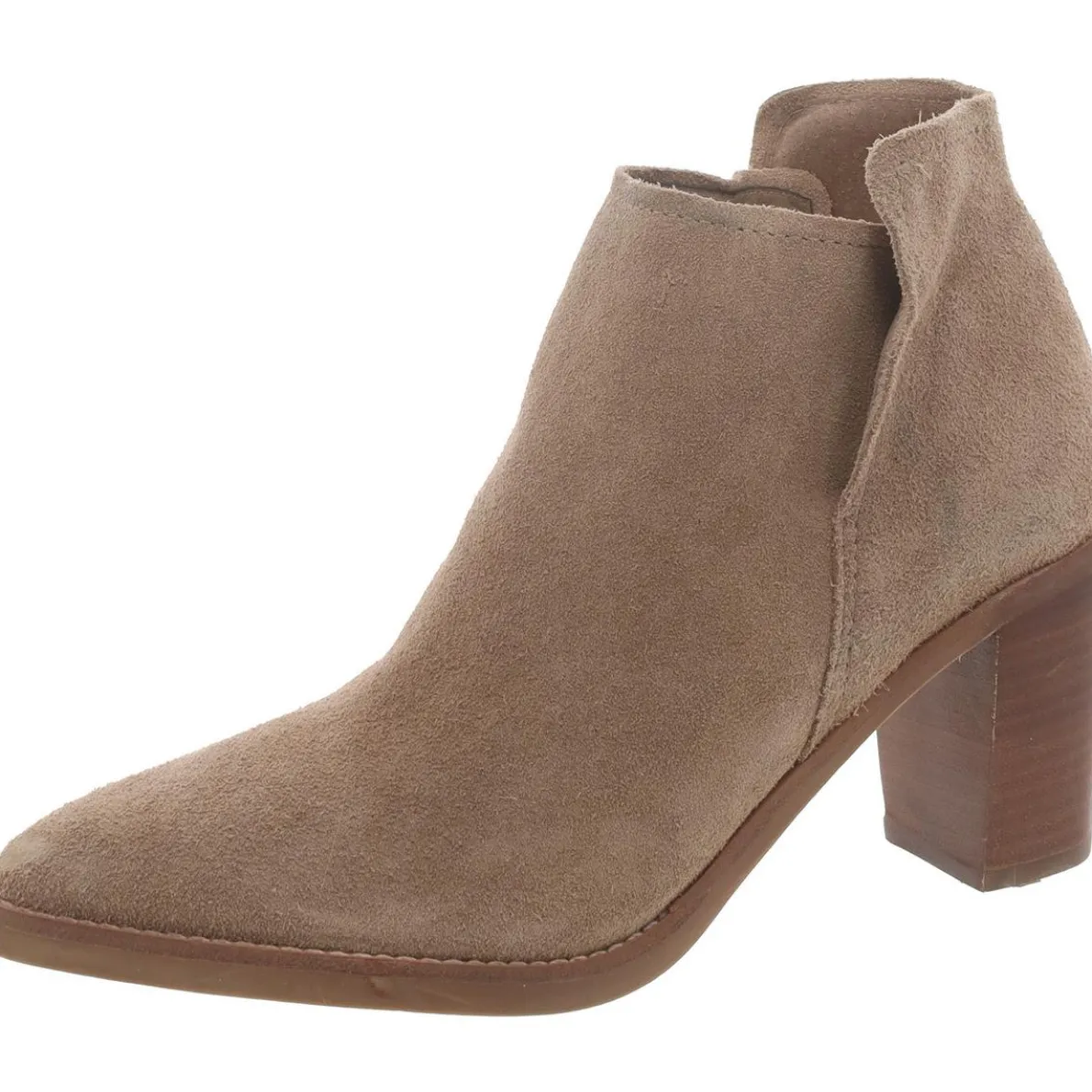Suede Pull On Booties