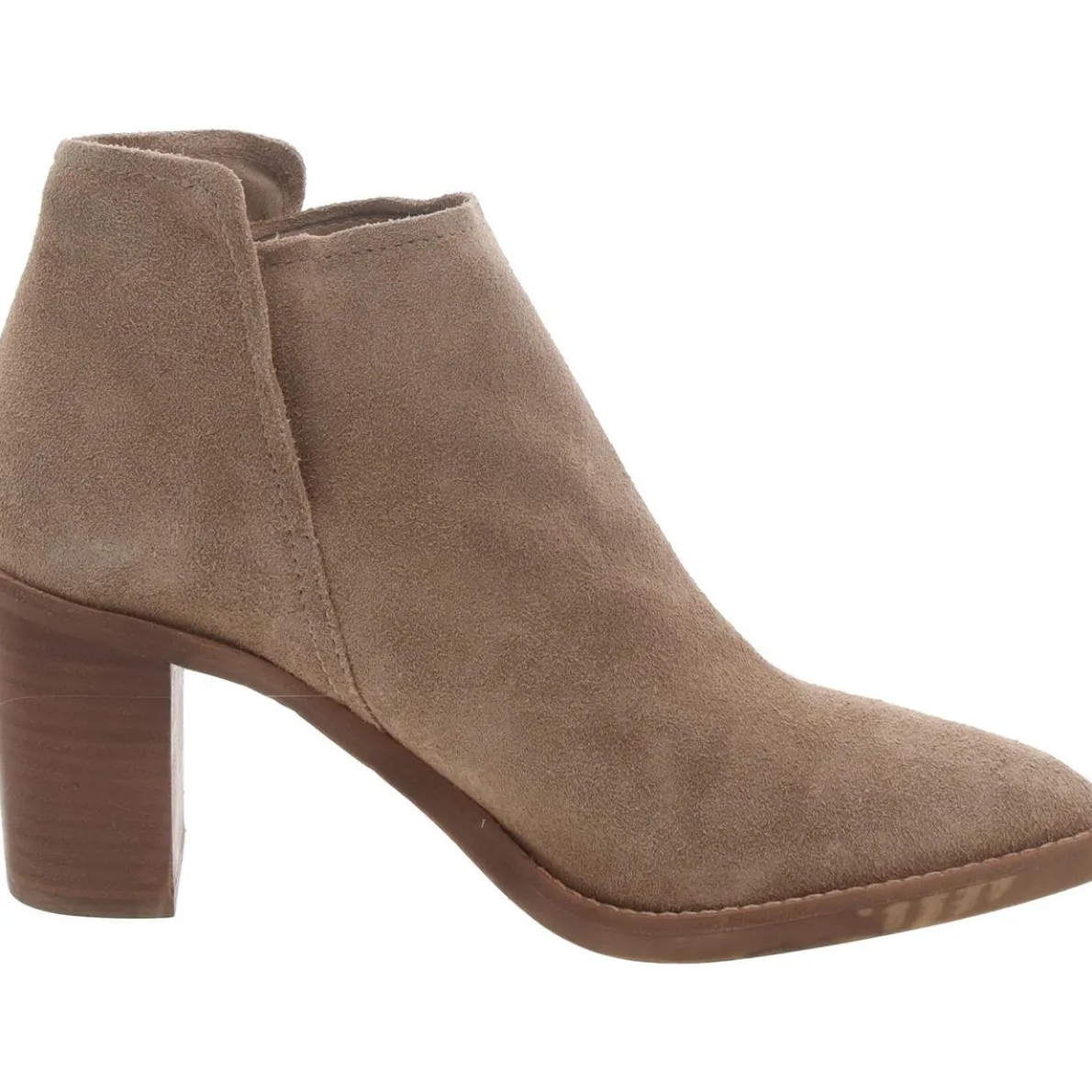 Suede Pull On Booties