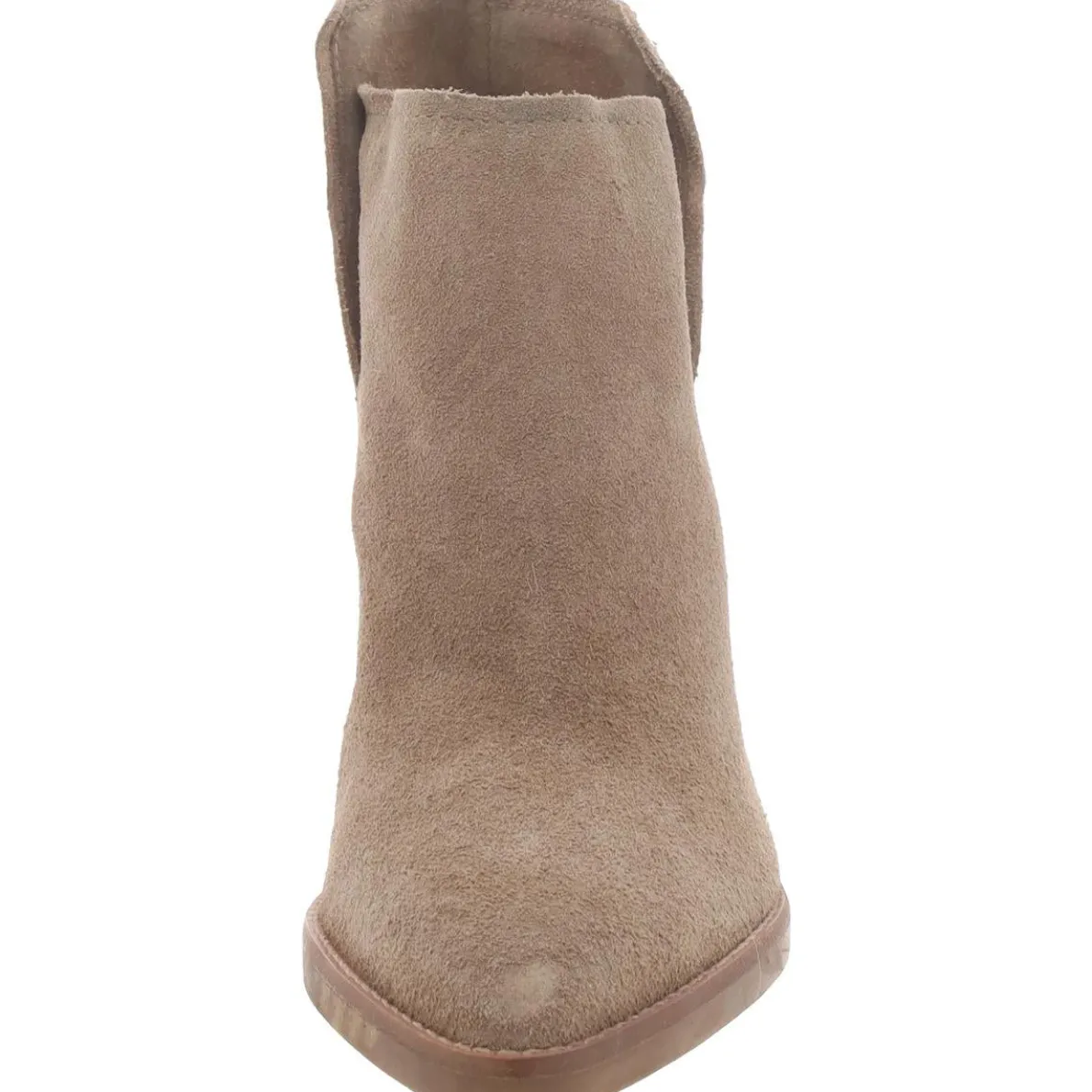 Suede Pull On Booties