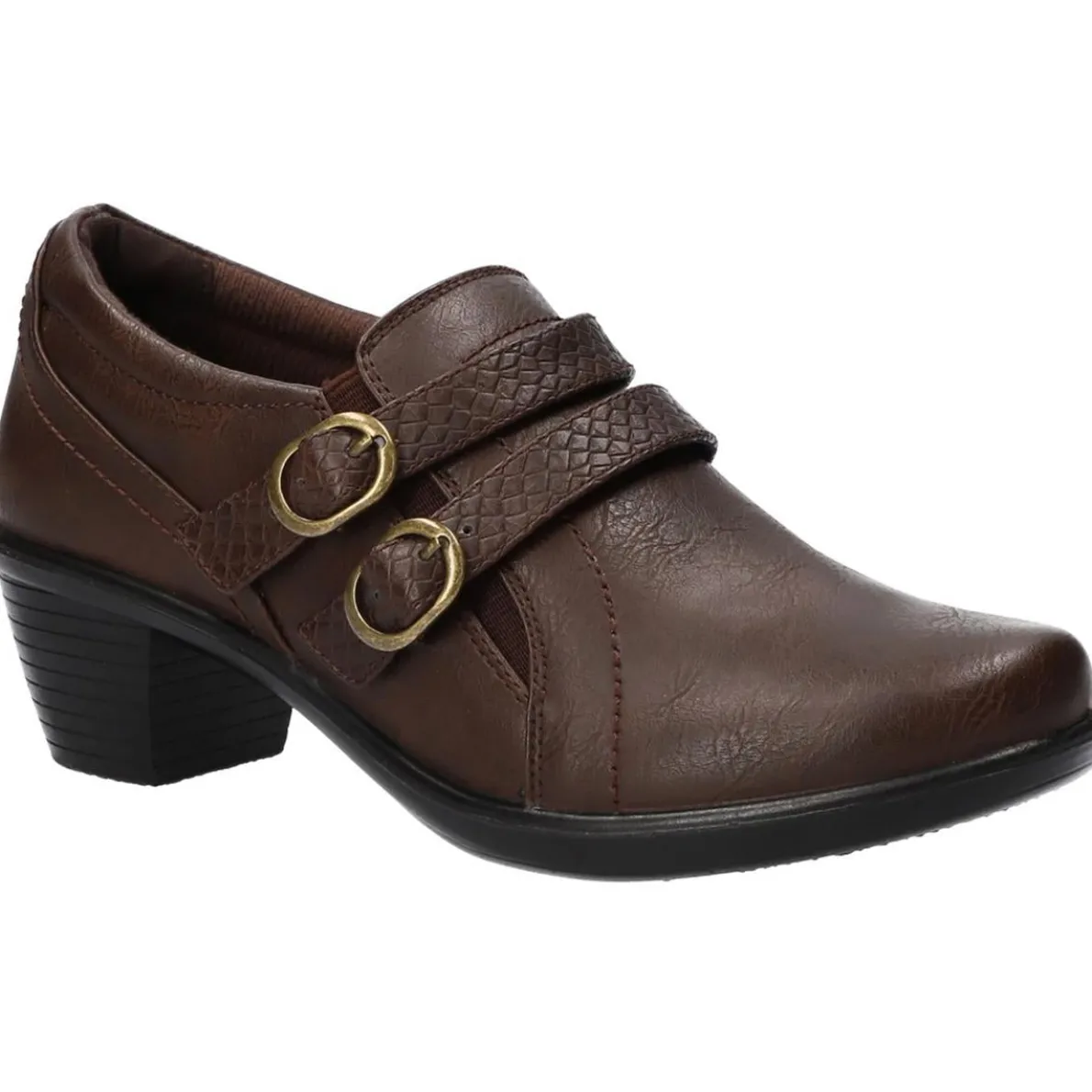 Stroll Zipper Faux Leather Ankle Boots