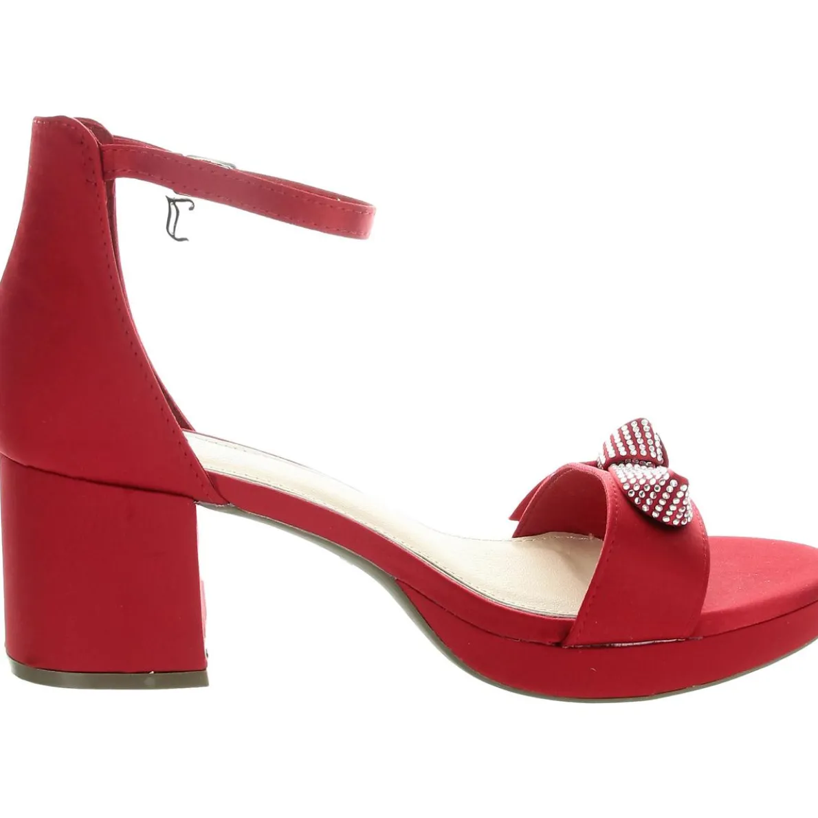 Nelly Ankle Strap Open Toe Block Heel