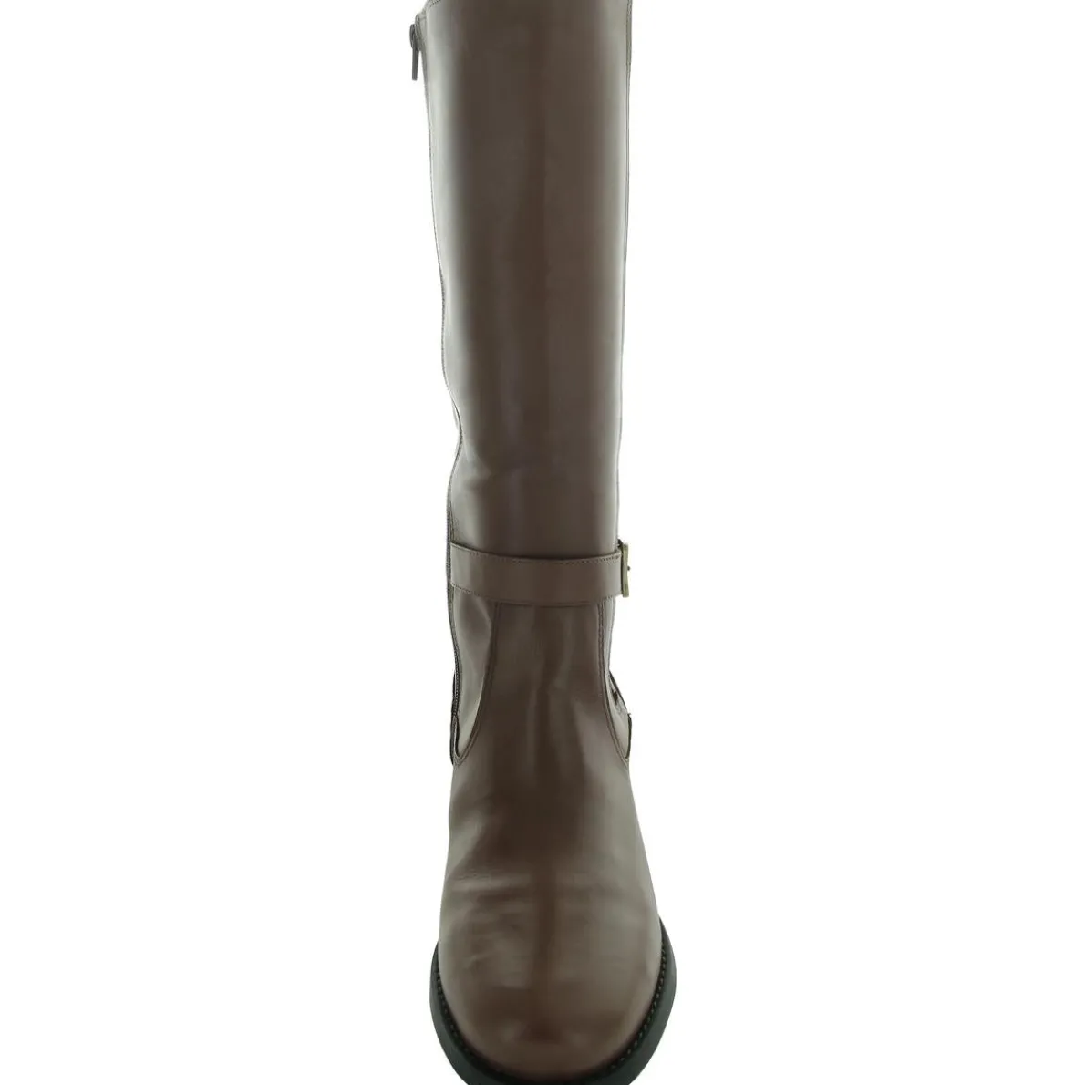 Allegria Leather Stacked Heel Knee-High Boots