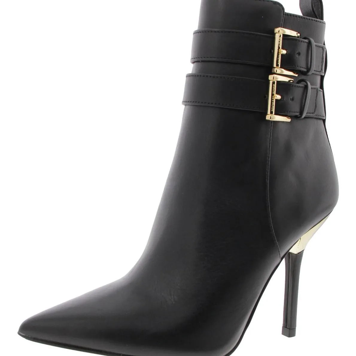 Zipper Leather Ankle Boots