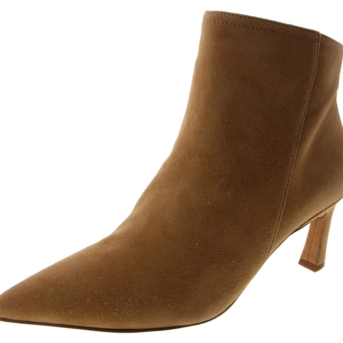 Leather Pointed Toe Booties