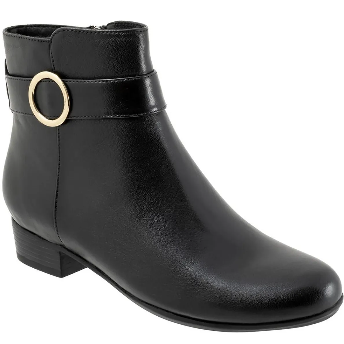Melody Leather Ankle Booties