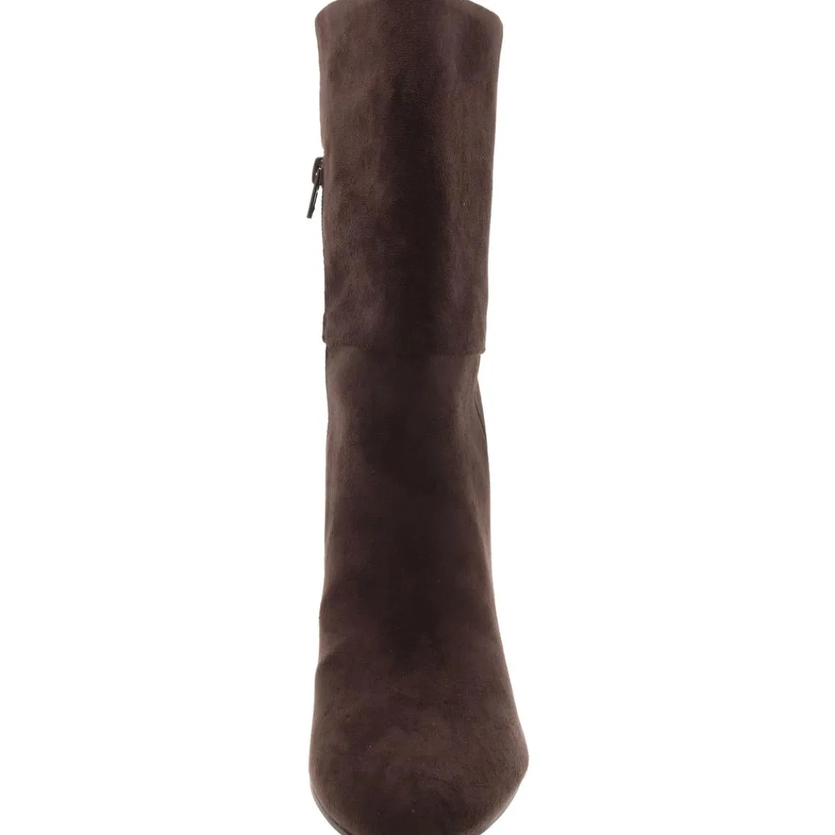 Billow Block Heel Zipper Mid-Calf Boots