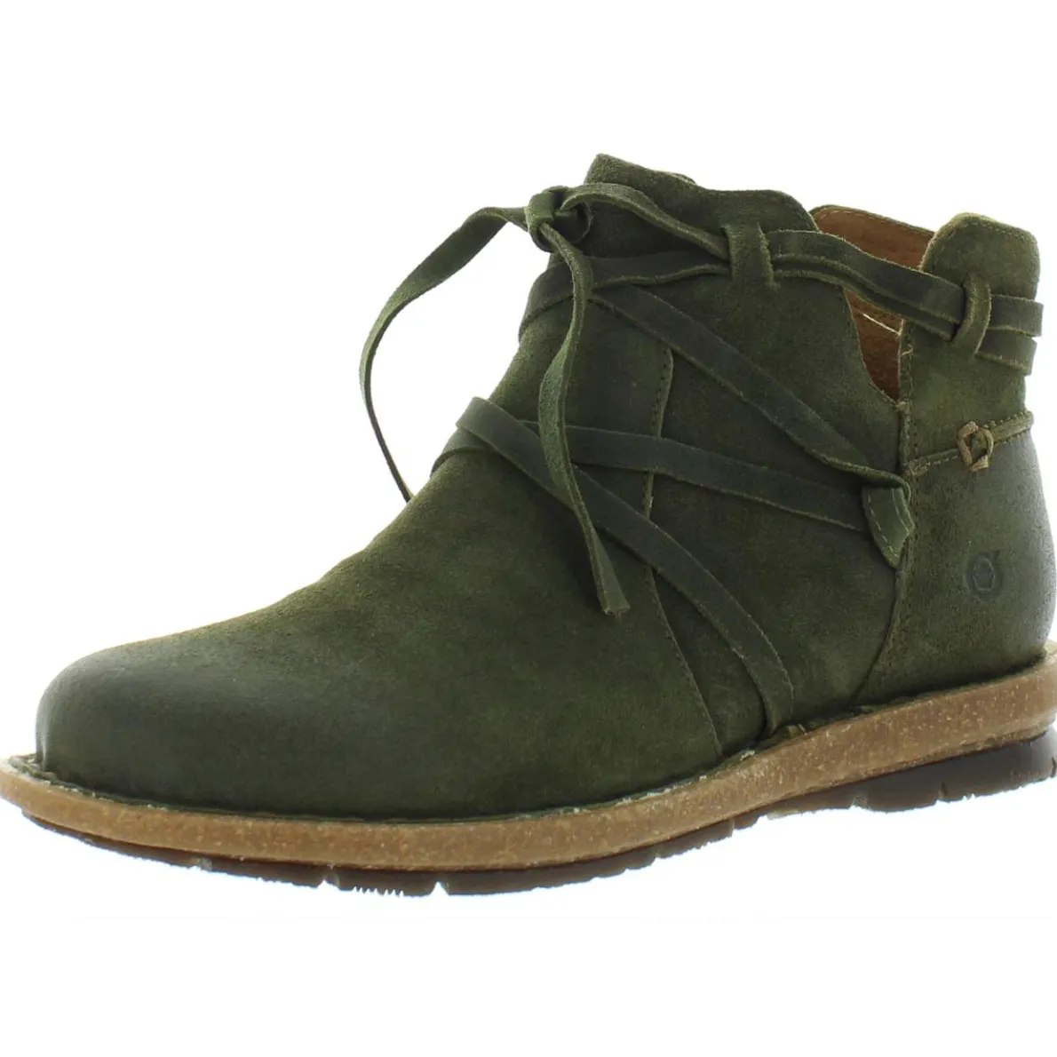Tarkiln Leather Lace-Up Ankle Boots