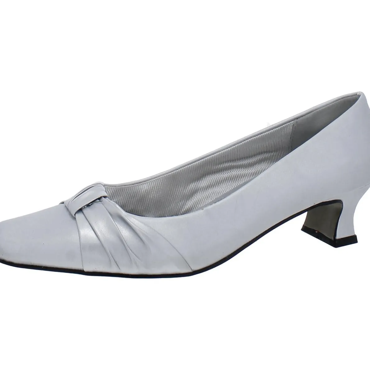 Waive Metallic Dressy Kitten Heels