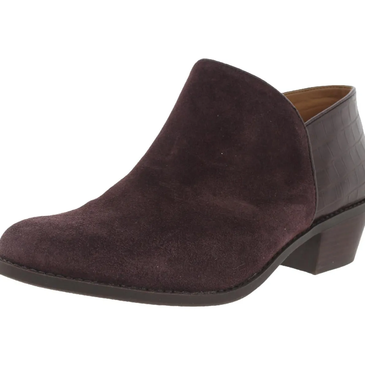 Marissa Animal Print Leather Ankle Boots