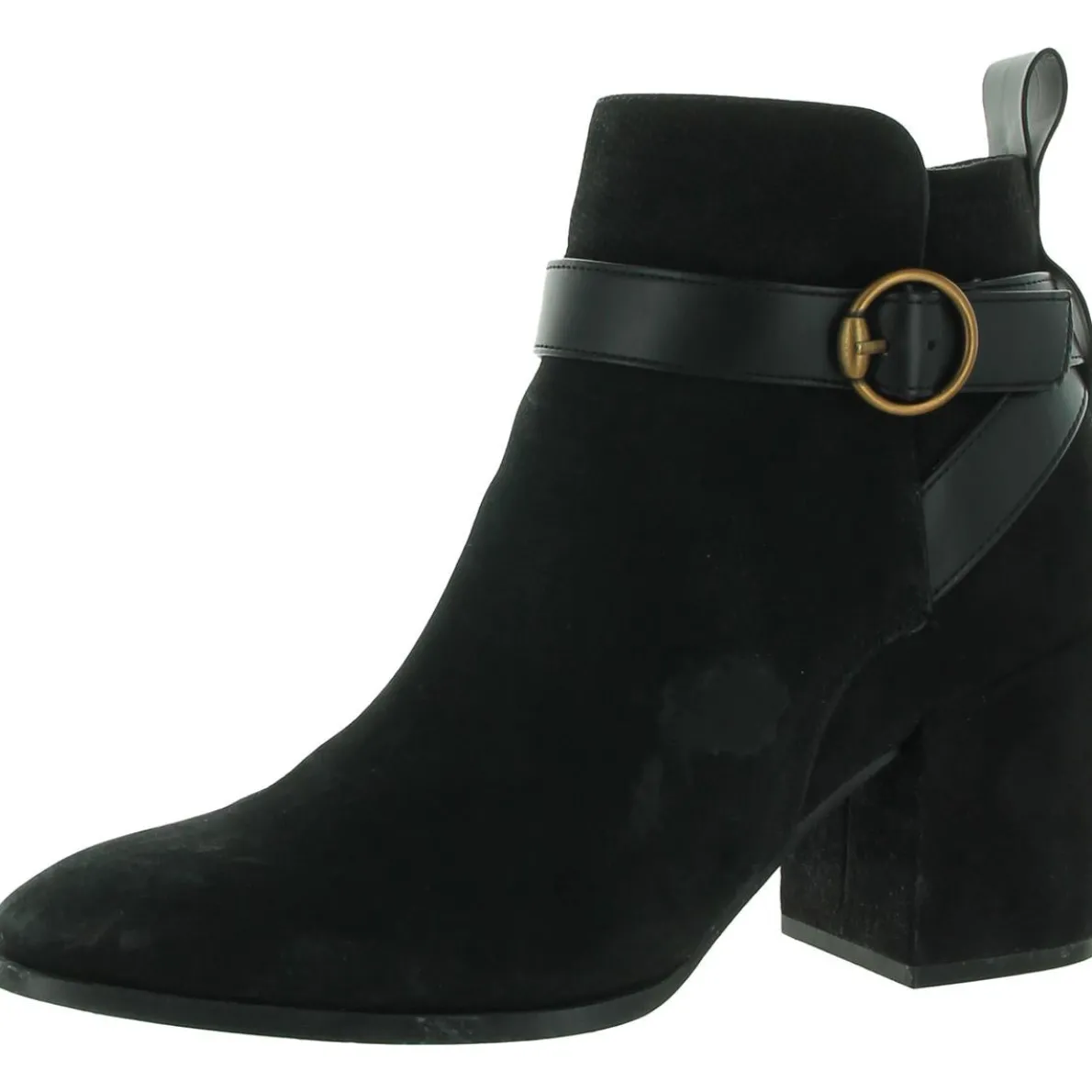 Tenley Zipper Square Toe Booties